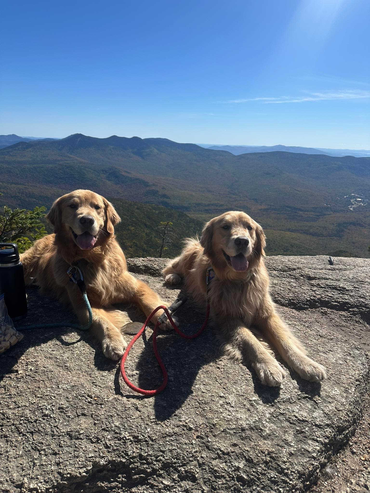 Bauer and Murphy on Mt. Osceola, NH
